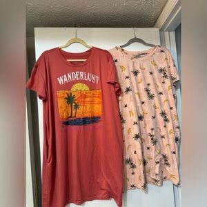 Nightgowns- Wanderlust and Tropical Print